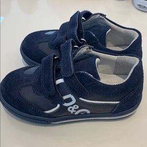 D&G toddler boy navy shoes